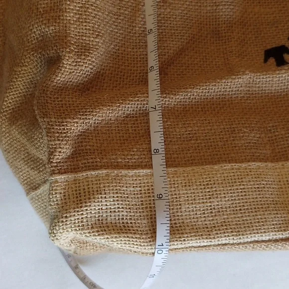 *50off3* 2 Shopping Tote Bags Trader Joe's Mini Burlap Vanity Fair - Picture 10 of 13